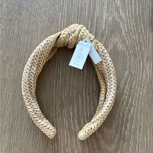 NWT J. Crew Tan Braided Headband